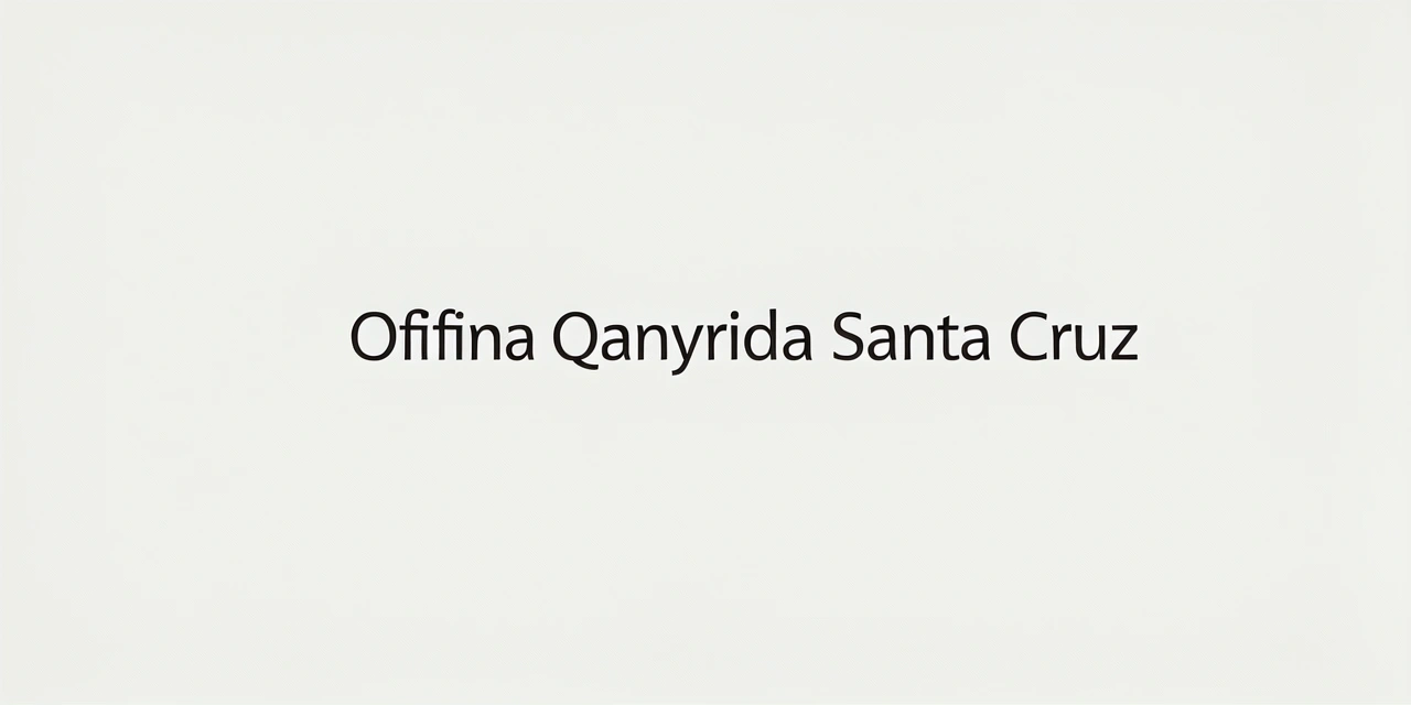 Oficina Qanyrida Santa Cruz